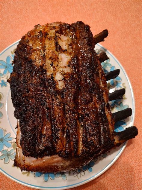 French cut pork roast for New Year's Day : r/BBQ