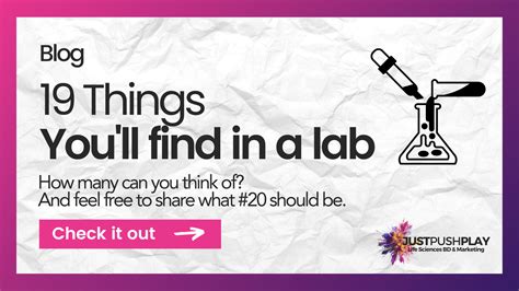 19 Things You'll Find In A Life Sciences Lab