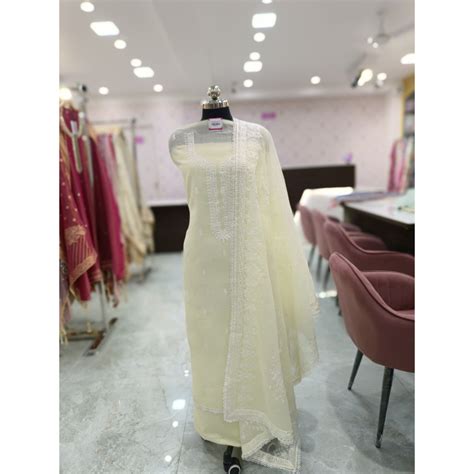 Lime Yellow Elegent kota Design - Classy embroidery Neck - Designer ...