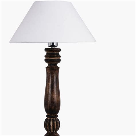 Buy HOMESAKE Wooden Table Lamp from Homesake at just INR 4050.0