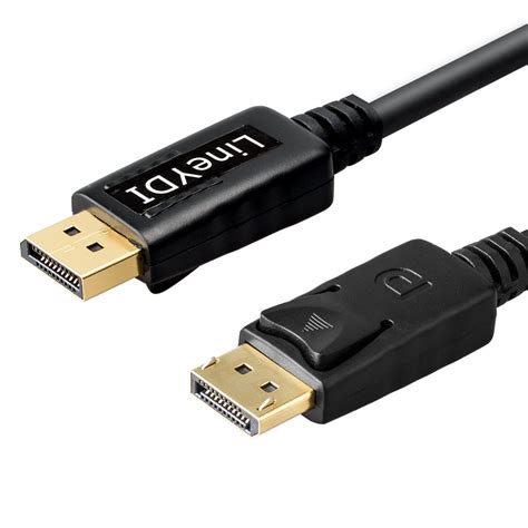 DisplayPort Cable M/M LineYDI , 1.2 Gold Plated High Resolution DP to ...