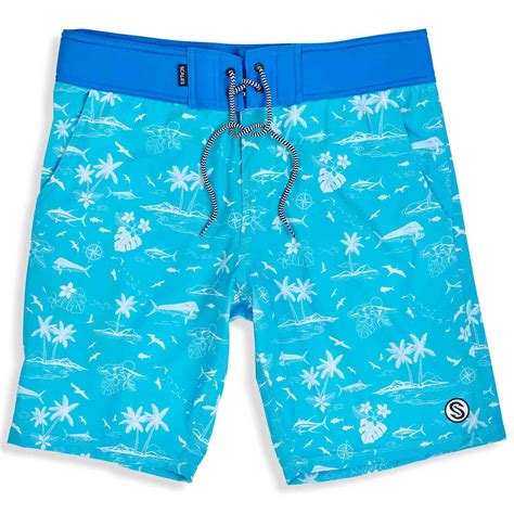 SCALES Men's Never A Tourist Board Shorts