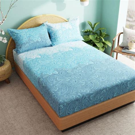 Buy Sea Wave Flora Bedsheet Online in India | Vaaree
