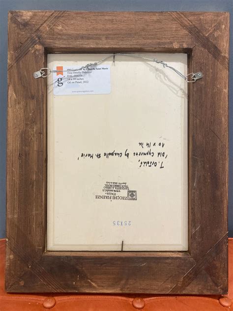 Tina Orsolic Dalessio - "Old Cypresses by Chapelle Saint Marie" Plein-air painting from North ...