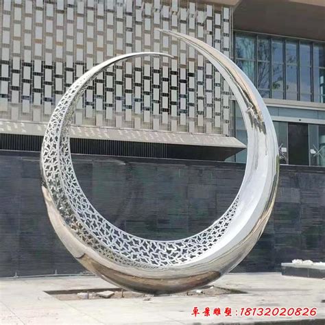不锈钢城市镂空圆环 - 卓景雕塑公司
