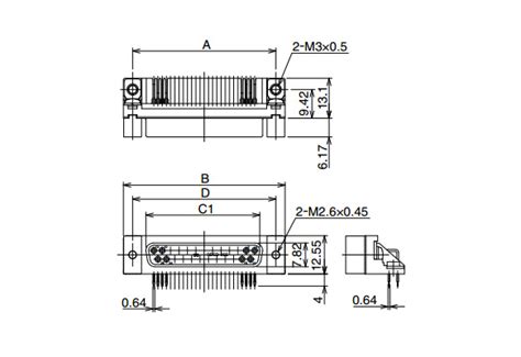 Right Angle Type Connector RD*D Series | HIROSE ELECTRIC | MISUMI India