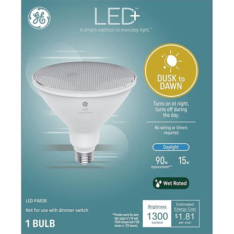 GE LED+ 90-Watt EQ PAR38 Daylight Medium Base (e-26) LED Spot and Flood ...