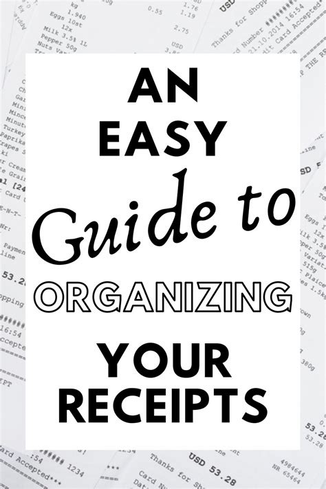 Image result for Organizing Receipts