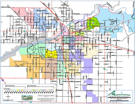 Map Of Bakersfield Zip Codes