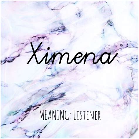 XIMENA #Names #Ximena #BabyNames | Names, Pretty names, Names with meaning