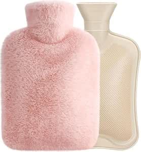 MAGHROLA Hot Water Bottle with Soft Cover 2000ml | Durable Hot Bags for ...