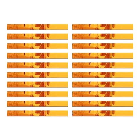 Set de Líneas de Vinilo Decorativo con Acabado de Espejo de 5 X 40 Cm ...