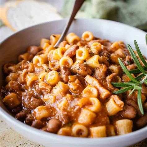 Authentic Italian Pasta e Fagioli Recipe (Pasta and Beans)