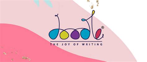 DOODLE Hardbound Spiral Notebook Diary with Bookmark Dangler and 100 ...