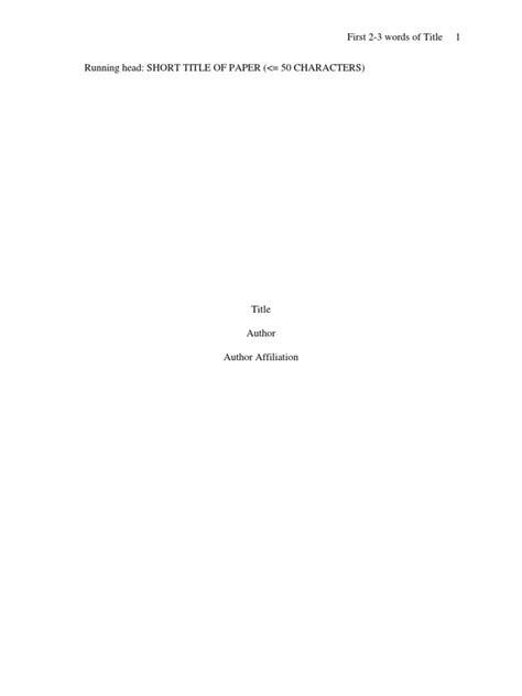 Image result for APA Style Paper Sample