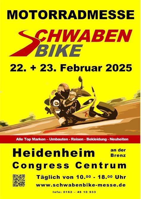 SCHWABENBIKE Motorradmesse, Congress Centrum Heidenheim, Aalen, 22 ...