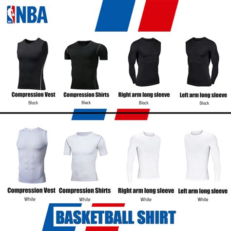 NBA Compressiont Shirt men's Basketball Body Supporter Base Shorts ...