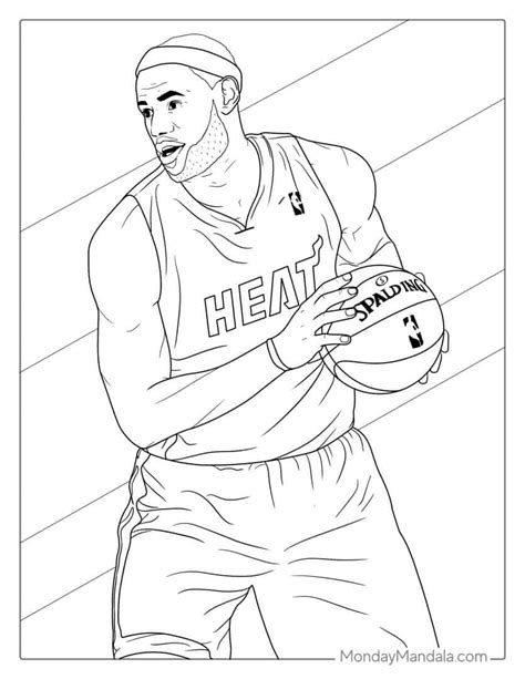20 LeBron James Coloring Pages (Free PDF Printables)