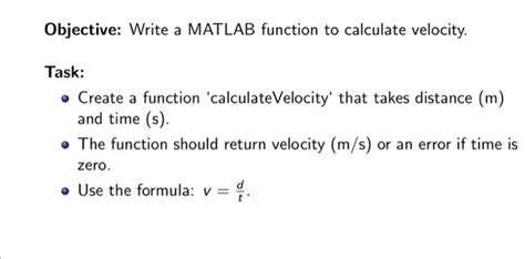 Image result for Using MATLAB to Solve for Velocity