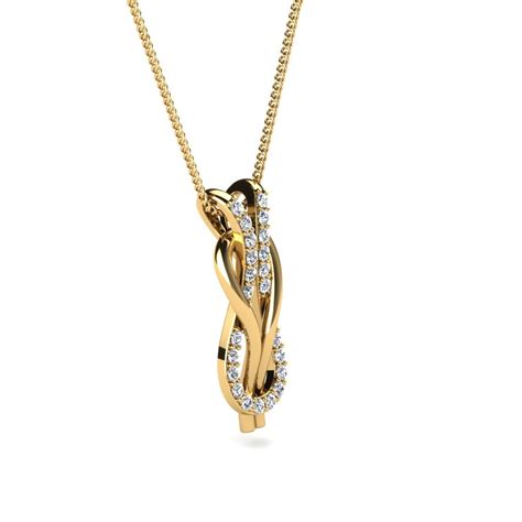 Achetez Collier pour femme Patsy en Or Jaune 585 Diamant 0.36 Carats ...