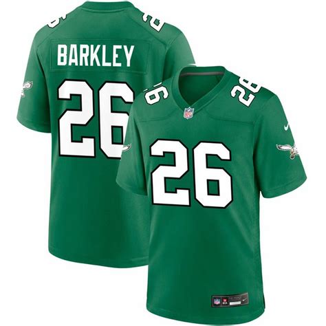 Nike Youth Philadelphia Eagles Saquon Barkley #26 Alternate Game Jersey ...