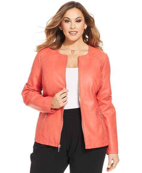 Plus Size Jackets for Women - Plus Size Womens Jackets - Macy's ...