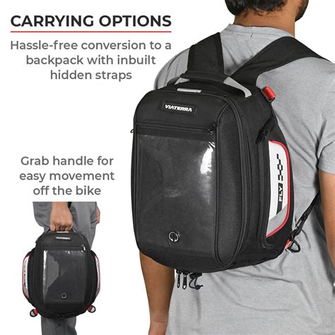 VIATERRA FLY MAGNETIC - MOTORCYCLE TANK BAG (MAGNET BASED ...