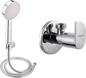 ANMEX Complete Set of Premium Bndi Chrome Finish Hand Shower with 2in1 ...