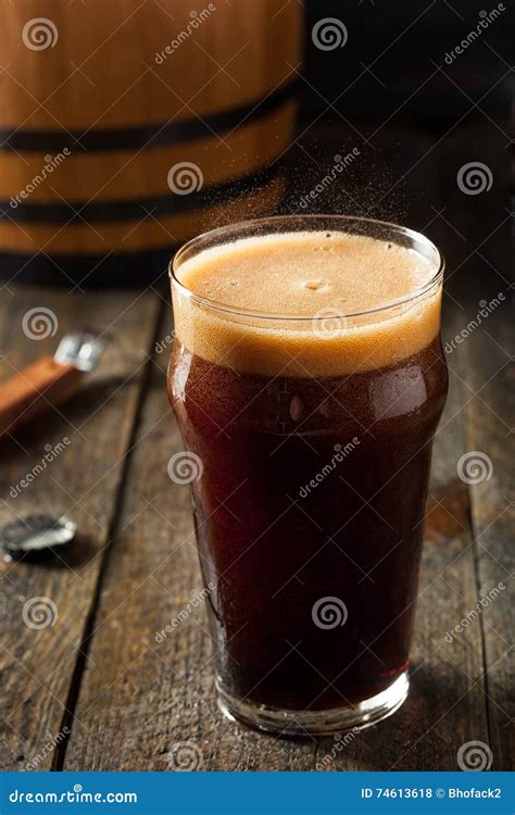 Refreshing Cold Alcoholic Hard Root Beer Stock Photo - Image of ...