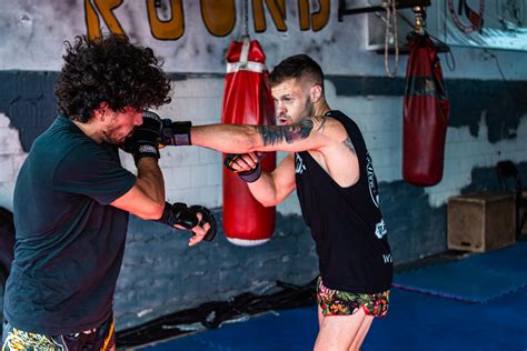 Two Men Boxing Stock Image 的图像结果