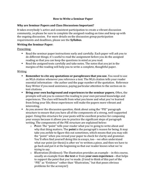 Image result for Seminar Example