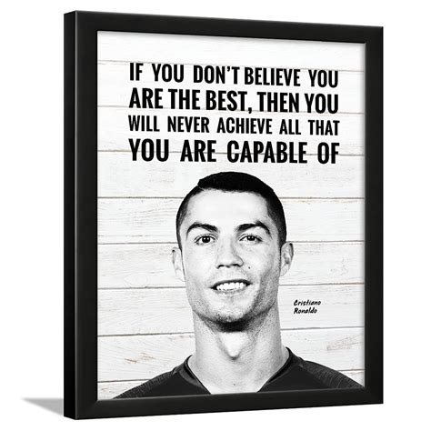 Chaka Chaundh - Ronaldo Quote Frame - Cristiano Ronaldo Posters with ...