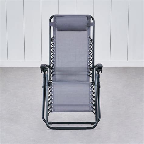 Buy Valley Fabric Zero Gravity Chair - Grey from Home Centre at just ...