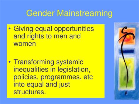 Image result for Gender Mainstreaming Examples