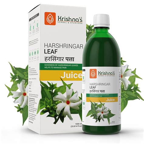 Buy Krishna's Herbal & Ayurveda Harshringar Leaf Juice Online