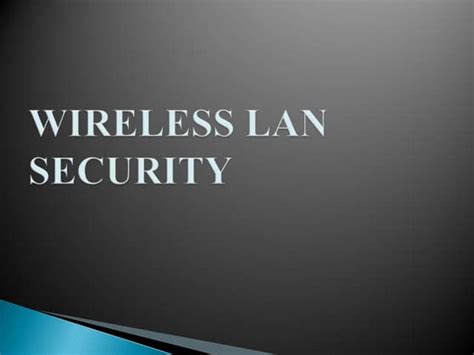 Image result for Wireless LAN Network Security