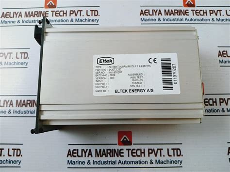 Eltek AL 175 NT Alarm Module 24/48V RA 242072.232 – Aeliya Marine Tech