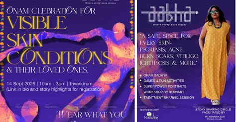 വ്യത്യസ്തമായ ഒാണാഘോഷവുമായി സോറിയാസിസ് മുതൽ ഇത്യോസിസ് വരെ പലവിധ ച ...