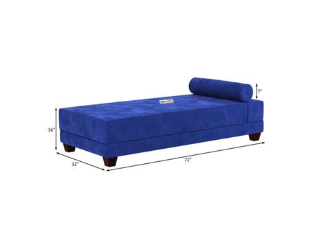 Buy Brisk Fabric Sofa Cum Bed (Velvet, Sapphire Blue) Online in India ...