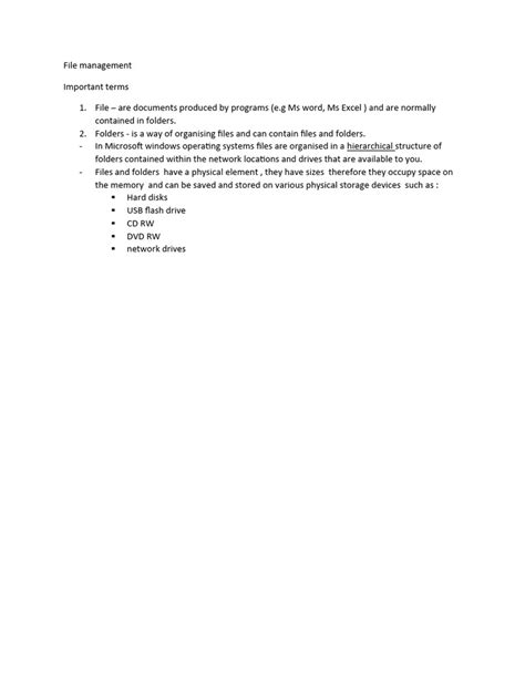 Operating System File Management Notes Question for Exams 的图像结果