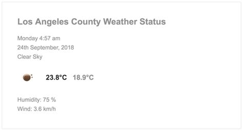 Open Weather API PHP 的图像结果