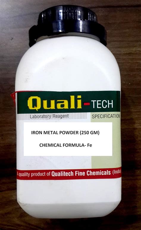 Microtroniks QUALI-TECH CHEM Iron Metal Powder 99 % (250 gms) Fe CAS ...