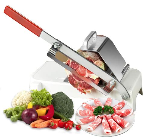 Amazon.com: Manual Frozen Meat Slicer, LMYYGOO Stainless Steel Hand ...