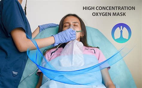 Standard Non Rebreathing Oxygen Mask Pack Of 5 Rebreather Oxygen ...