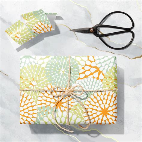 Floral Texture D1 Art & Craft Gift Wrapping Paper – ArtzFolio.com
