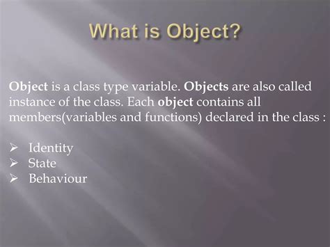 Characteristics of OOPS | PPTX