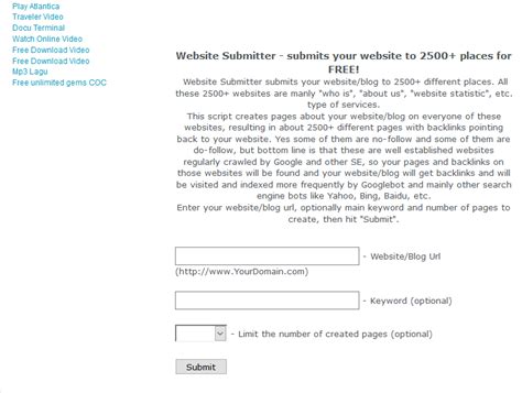 Top 21 sites for free Backlinks online - 2017 Updating List - Yeah Hub