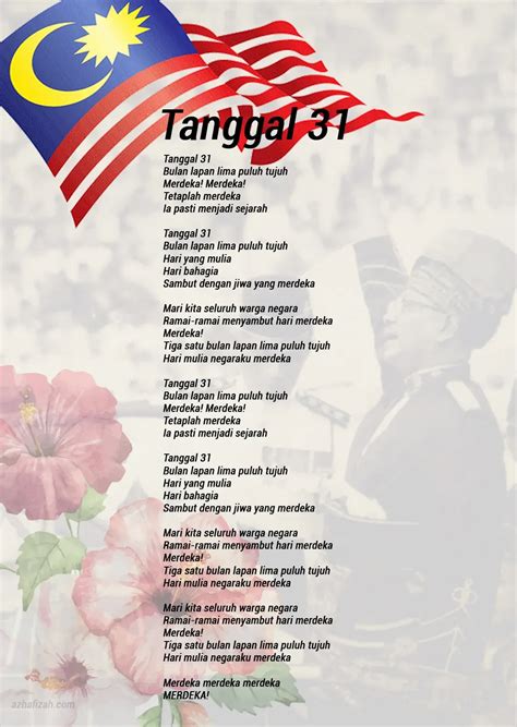 40 Senarai Lagu Merdeka Dan Lagu Patriotik Malaysia Terbaik Dengan Lirik