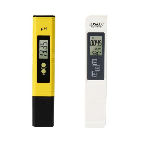 Buy Jiugu Digital 4 in 1 TDS PH EC Temperature Meter Kit 0-9999us/cm ...