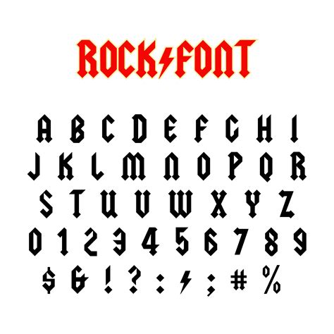 Hard Rock Font
